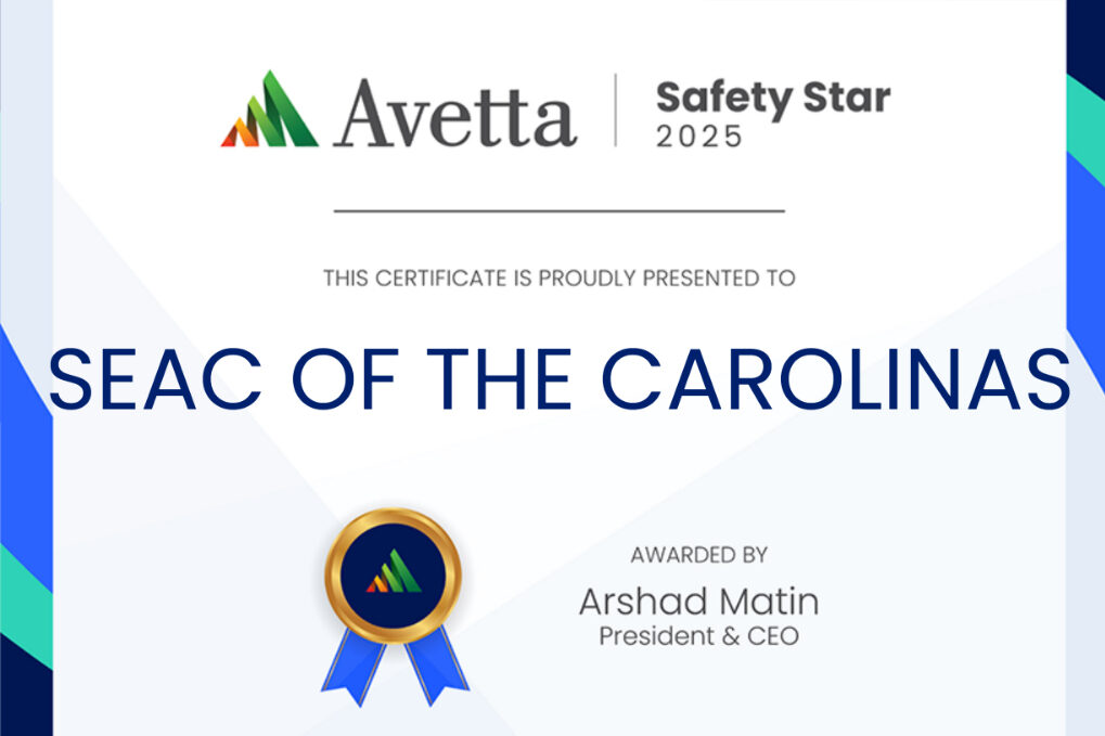 Avetta 2025 Safety Star recipient certificate
