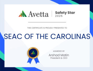 Avetta 2025 Safety Star recipient certificate